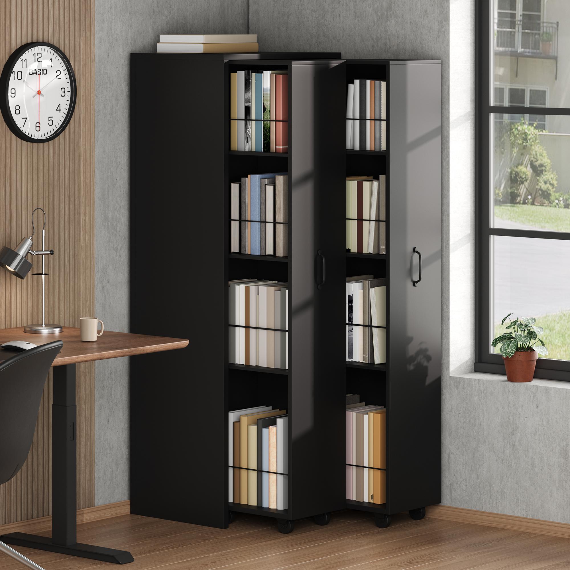 Izvelkams grāmatplaukts ar riteņiem – 4