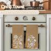 Vintage Floral Kitchen Towels Set of 2, Floral Decorative Dish Towels, Boho Decorative Hand Towel, Fall Decor Kitchen Towel, Fall Decor for Bathroom,