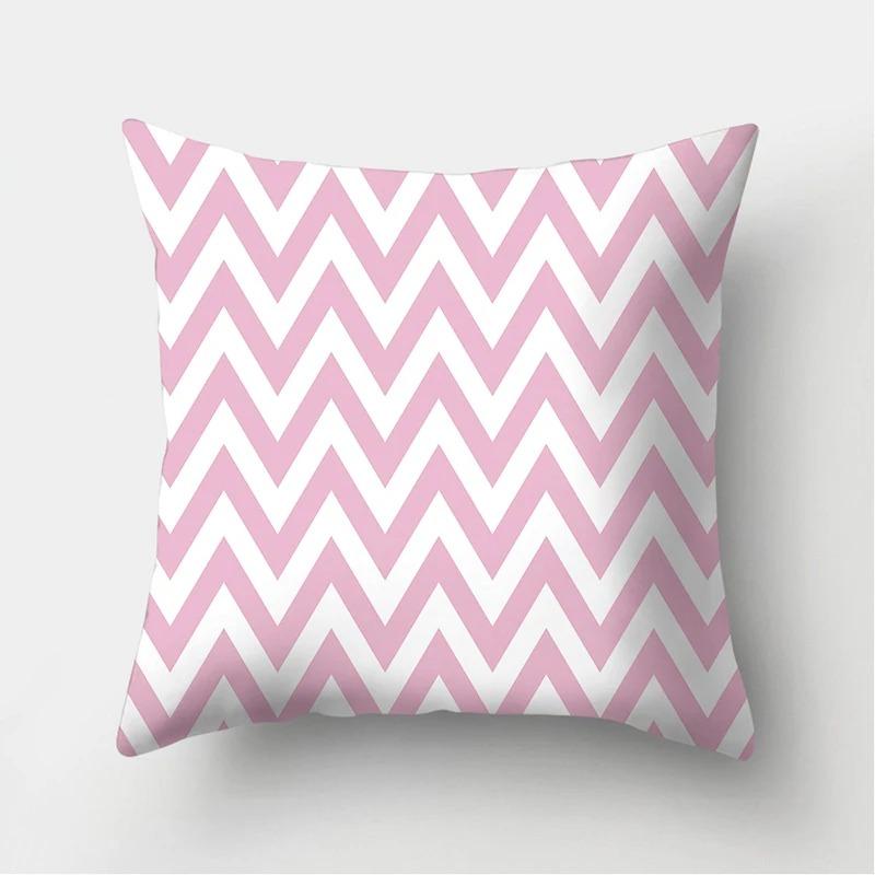 Розовый Простой Цветок Наволочка Украшения Машина Офис Гостиная Дом Наволочка 40x40cm 598₽