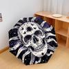 1 PC Automatic Folding Umbrella - Fancy Skull Pattern, Portable & Foldable Design with 8 Ribs, Christmas Birthday Gifts