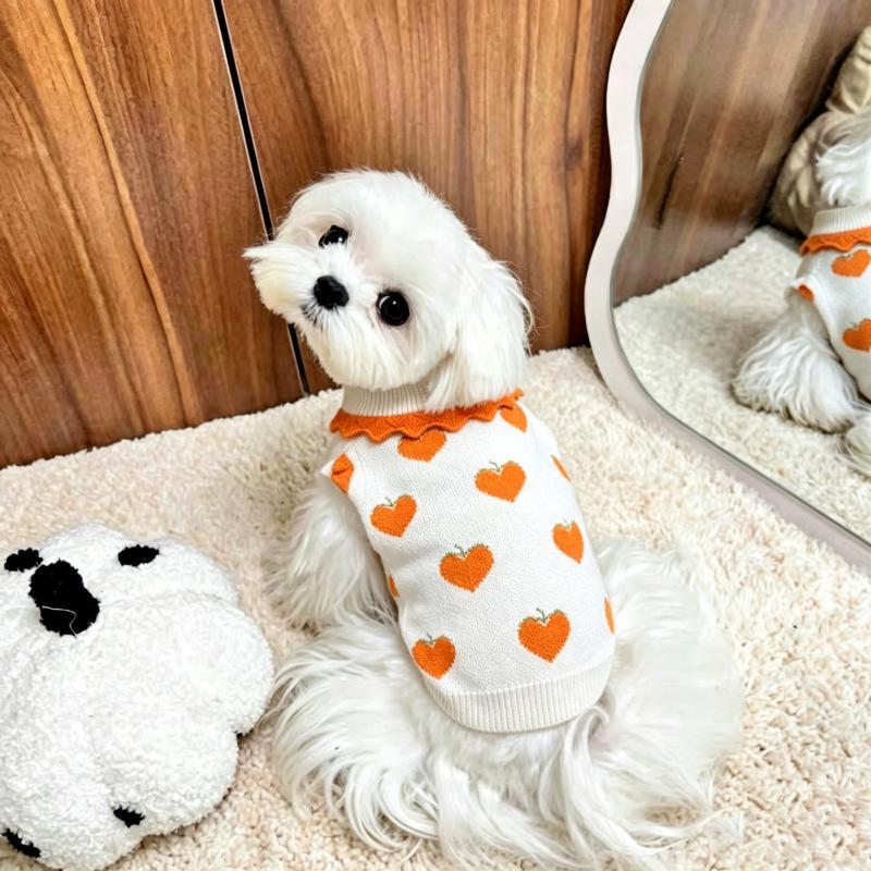 High Collar Vest for Small/Medium Dogs & Cats - Spring/Autumn Wear for Bichon, Corgi, Teddy, Butterfly, British Shorthair