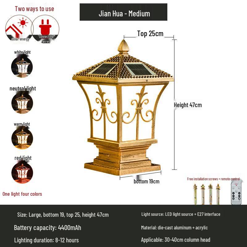 Jianhua Outdoor Pillar & Post Light