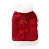 Character Fu Pet Tang Suit Red Cat Coat Puppy Costume Dog Vest  Spring Festival