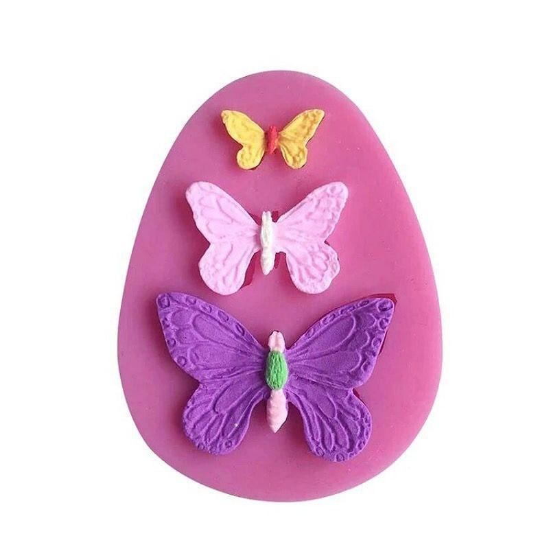Silicone Molds for Cake Decorating Butterfly Shape Candy Chocolate Mold