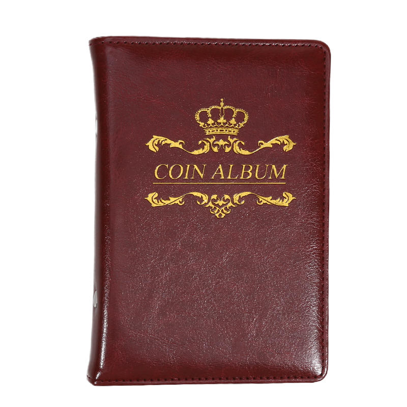 For Collector Coin Holder Albums Mini Penny Coin Storage Bag Collecting Money Organizer 120 Pockets Coins Collection Album Book