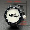 Beard  selling ring watch that can show time, personality cute student ring watch, trendy finger watch