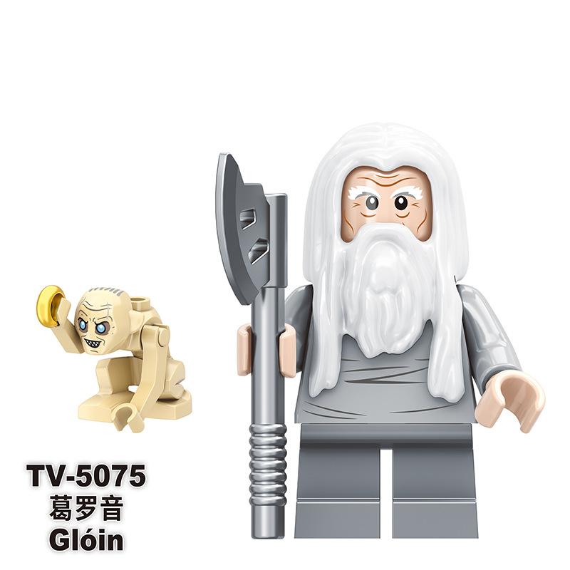 Big Movie Series TV6 Lord of the Rings TV6 Strong Orc TV6 Boy Assembled Building Block Toy Bag
