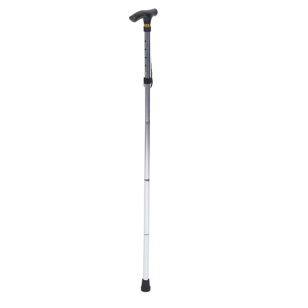 Telescopic Walking Stick Thicken Lightweight Aluminium Alloy Foldable Adjustable Hiking Pole for Daily Walking Hiking