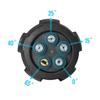 Multi-functional High-Pressure Adjustable Nozzle for Car Wash - Straight Line & Fan Shape Options