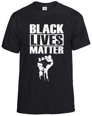 BLACK LIVES MATTER HAND T-Shirt Mens Womens Tees Top ANTI RACISM Riot Protest Justice Mens Ladies Top