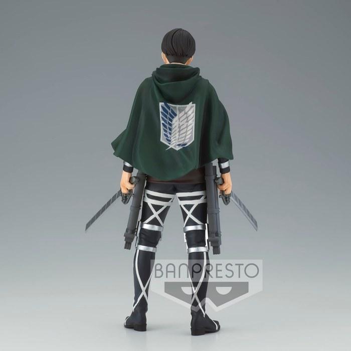 Banpresto Attack on Titan Levi Figure - The Final Season, 6.5 Inch