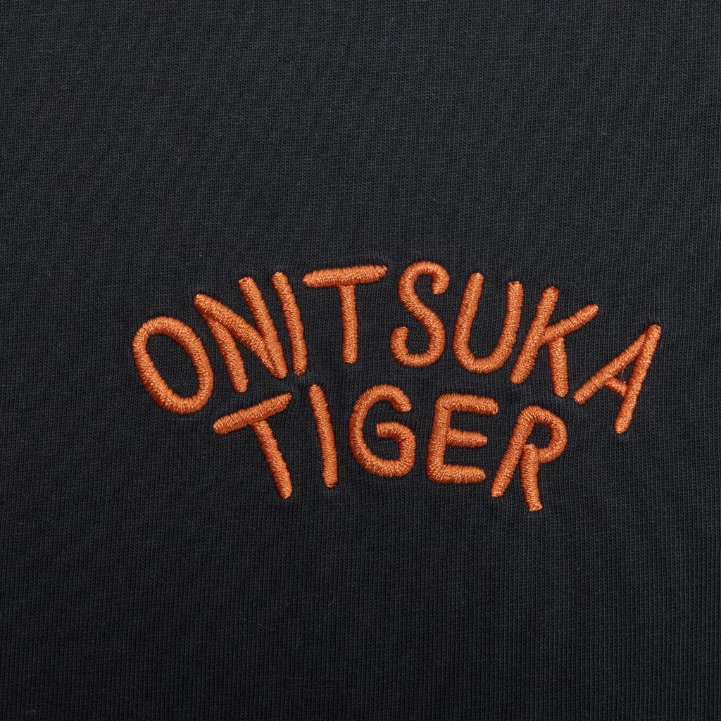 Onitsuka Tiger Graphic Tee Unisex Tops Black 2183B620-001