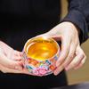 1 Silver Gilded Silver Tea Cup Palace Enamel Color High-end Master Cup Kung Fu Tea Set Tea Tasting Cup