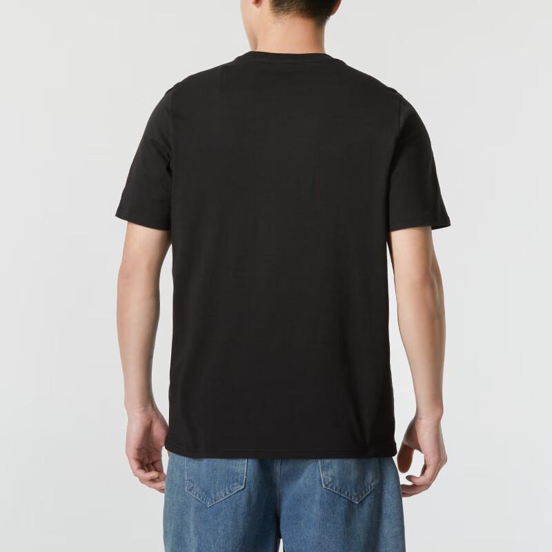 Puma Round Neck Comfort Short Sleeve T-Shirt Men Tops Black 624828-03