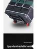 Telescopic Tool Bag: Durable, Wear-Resistant Canvas with Wheels, Large Capacity for Electricians