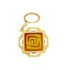 Seven Impact Genshin Elements Keychain Geo Anemo Electro Dendro Hydro Pyro Cryo
