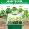 Seedling Starter Tray 5-Piece Reusable Space-Saving Holder Seedling Starting Tray For Beginner Gardeners Friends Enthusiast