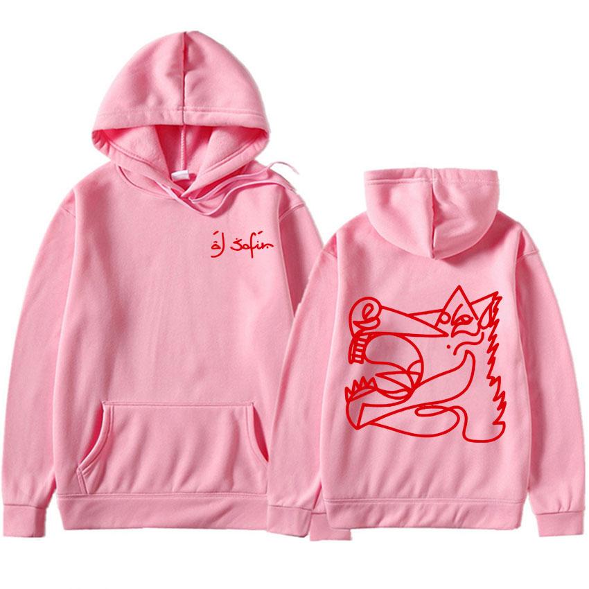 Rapper Al Safir Tour Gothic Graphic Pullovers Mens Punk Oversized Tide Sweatshirts Casual Style Hoodie Unisex Tracksuit