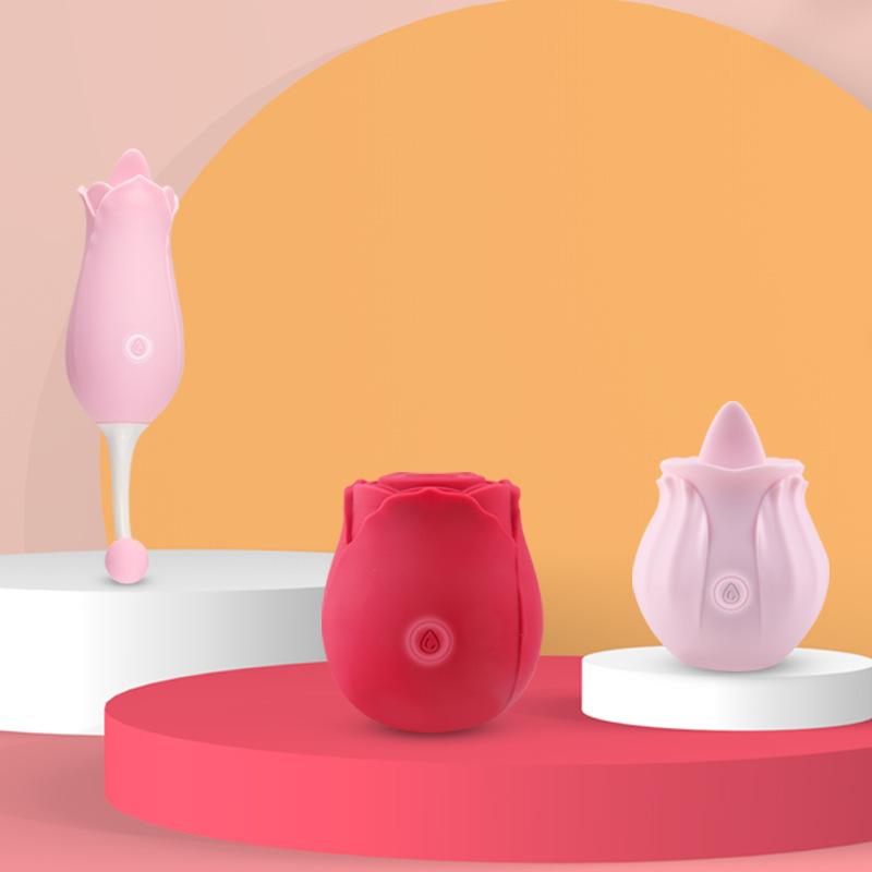 Rose Vibrators Sucking Powerful Vibator Clitoris Stimulation Vaginal Nipple