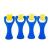 Children DIY Graffiti Sponge Brush Set Drawing Toys Broom Shaped Seal Sponge Brush Art Brush Enlightenment Puzzle Gift Kids Toys