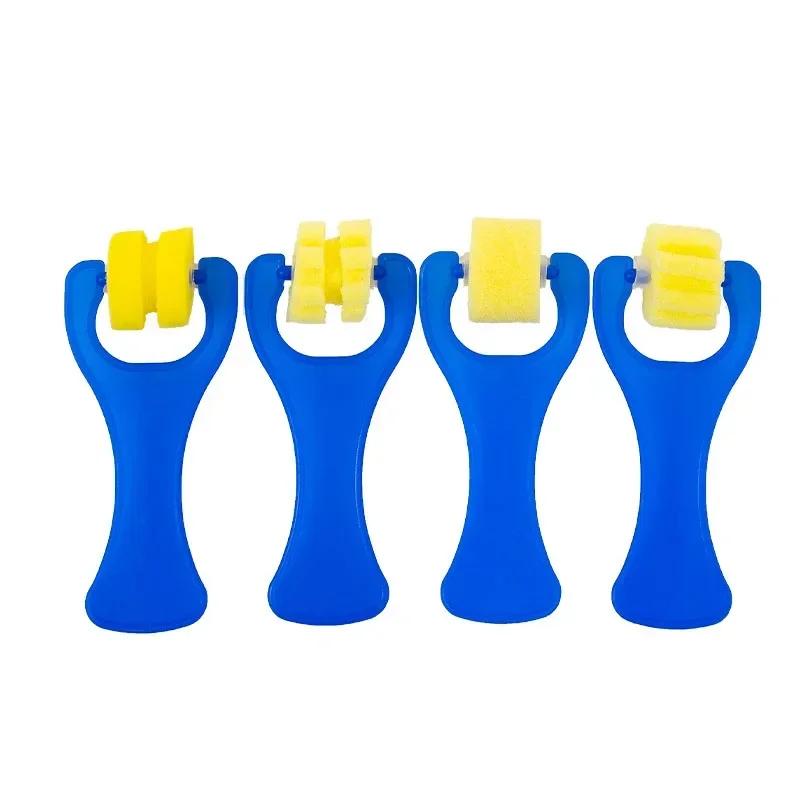 Children DIY Graffiti Sponge Brush Set Drawing Toys Broom Shaped Seal Sponge Brush Art Brush Enlightenment Puzzle Gift Kids Toys