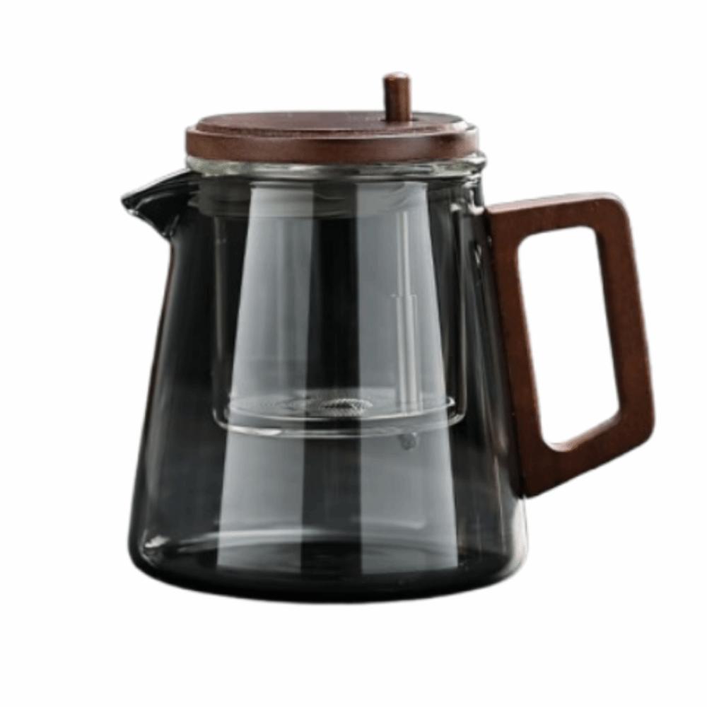 Creative Tea Separation Glass Teapot 650ML One-button Filtering Teapot  Drinkware