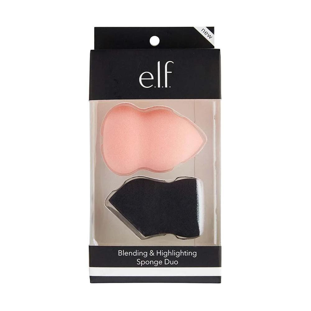 Blending Sponge and Highlighting Sponge Duo Flawless Finish Precision Application Contour Makeup Reusable Cosmetic Blender Tools