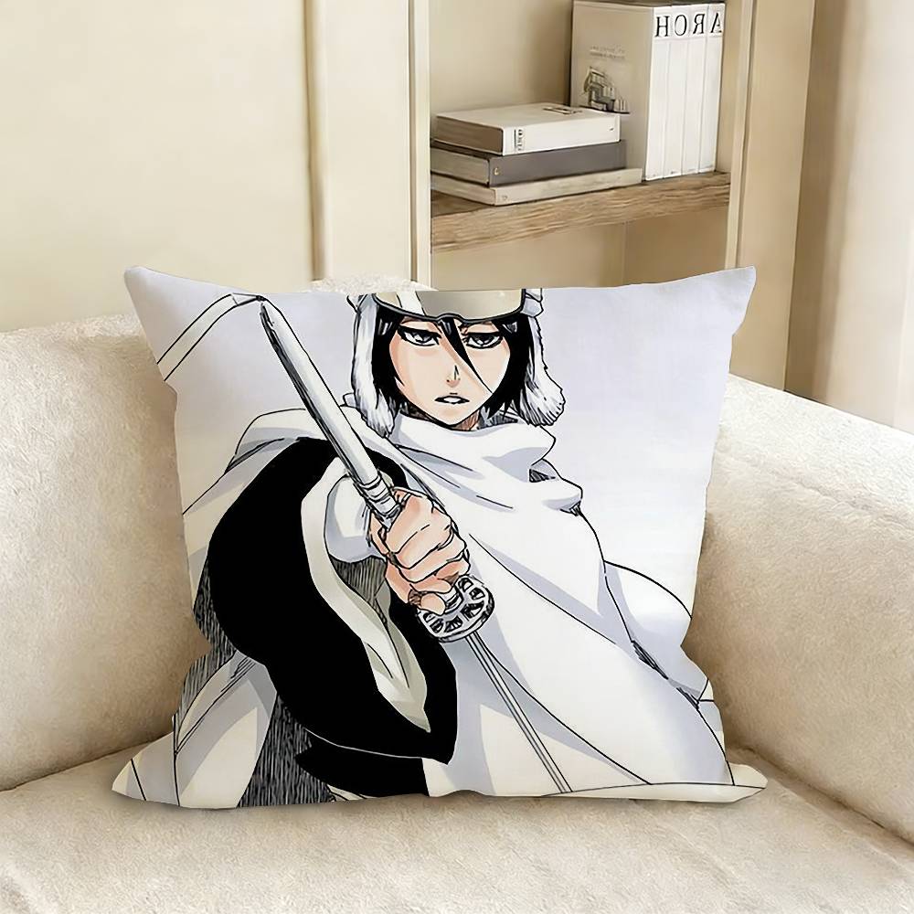 KKurosaki IIchigo BBleach RRukia Pillow Cover Sofa Cushion Cover Home Room Decoration Children Gift