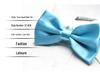 Solid Color Formal Wedding Bow Tie for Men - Customizable Logo and Multi-Color Options