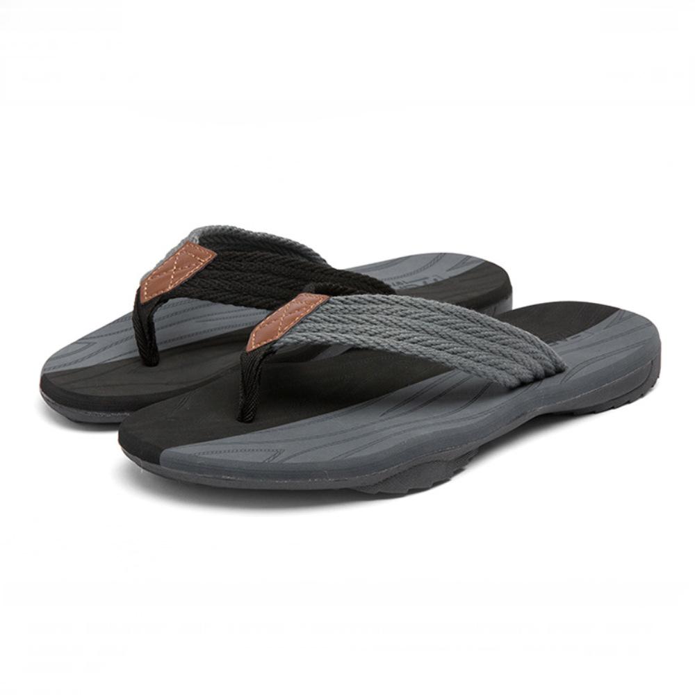 fashion Men's Shoes Soft Massage Slippers Men Outdoor Beach Flip Flops Summer Tongs Casual Man Shoes Mens Comfortable Home Chanclas