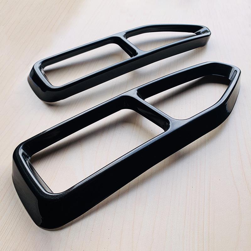 BMW 7 Series (2019-2021) Black Stainless Steel Exhaust Pipe Cover