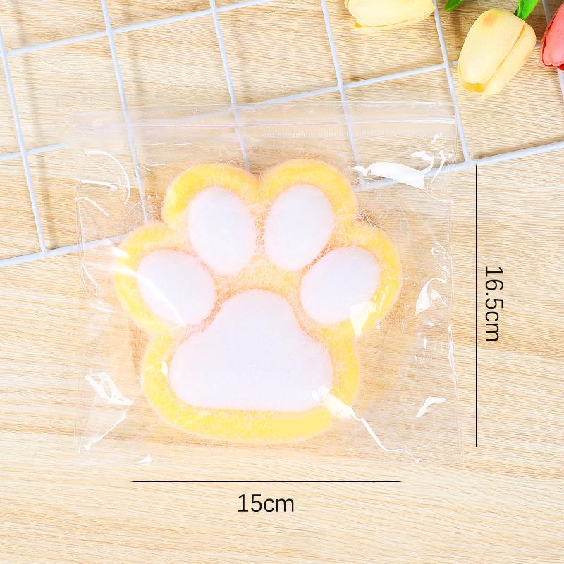 High Quality 400G Super Big Handmade Super Soft Silicone  Flocking Cat'S Paw Relieve Stress And Release Toys
