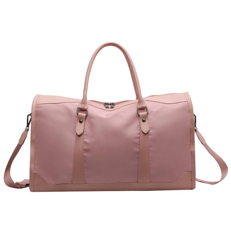 

Женская легкая сумка кроссбоди большой вместимости для спортзала, путешествий, йоги и занятий спортом на открытом воздухе розовый