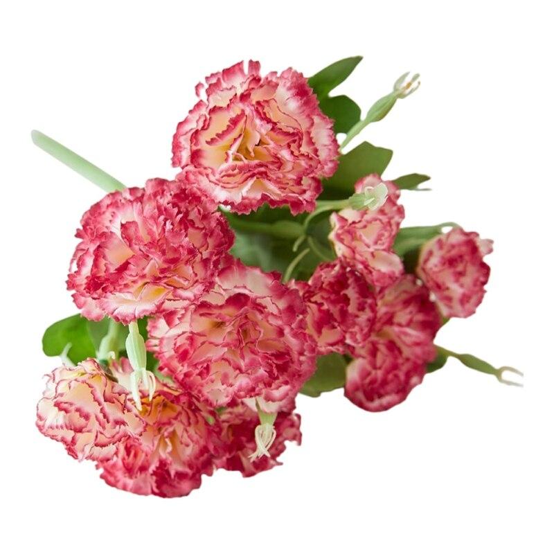 

Artificial Flowers Plastic Carnation Flowers Fake Carnation Bouquet 1pcs