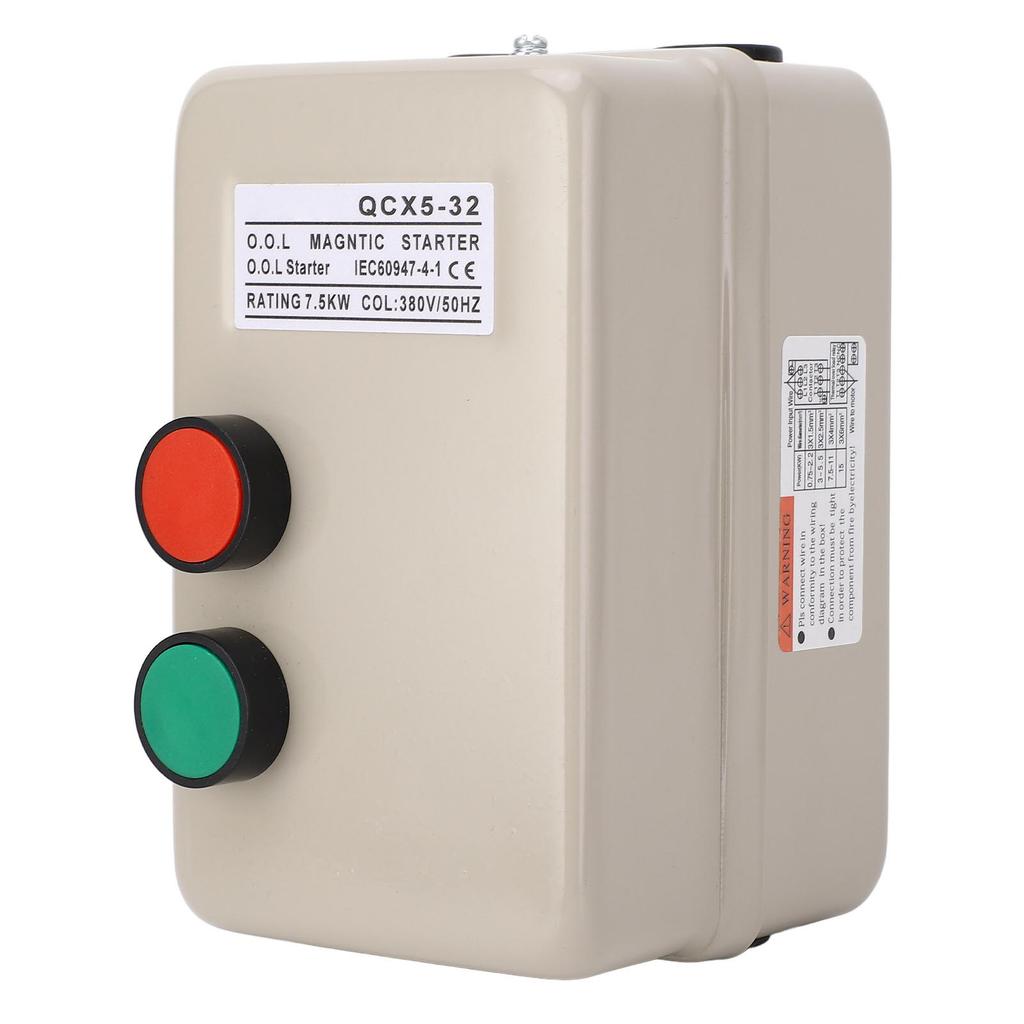 Magnetisk elektrisk motorstarter kontrollbryter 7,5KW 3HK 3-faset 380V 20‑32A