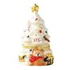 Christmas Tree Jewelry Trinket Box Fine Craftsmanship Creative Treasure Case Candy Box Suitable for Holiday Parties Desk