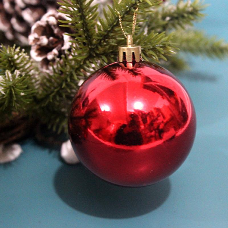 100 Teile/schachtel Weihnachtsdekorationen Weihnachtskugeln Hängen Anhänger Innen Neujahr Weihnachtsbaum Dekor Hause Weihnachtsdekoration