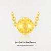 Pure Gold Slim Waist Abacus Pendant Necklace - Promotional Gift Style