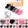 Cozy Women Rabbit Plush Slippers For Winter With Non-slip Indoor Design