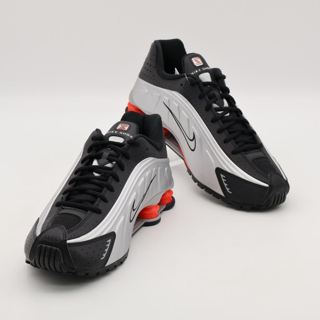 HQ1988-002 Nike Shox R4 Metallic Silver Red (2025) (Men's)