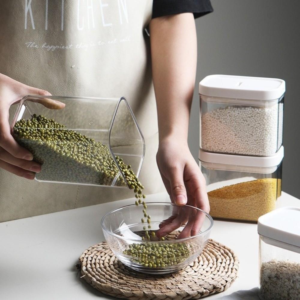 Moisture-Proof Sealed Food Storage Box Transparent Fridge Storage Tank  Kitchen Storage