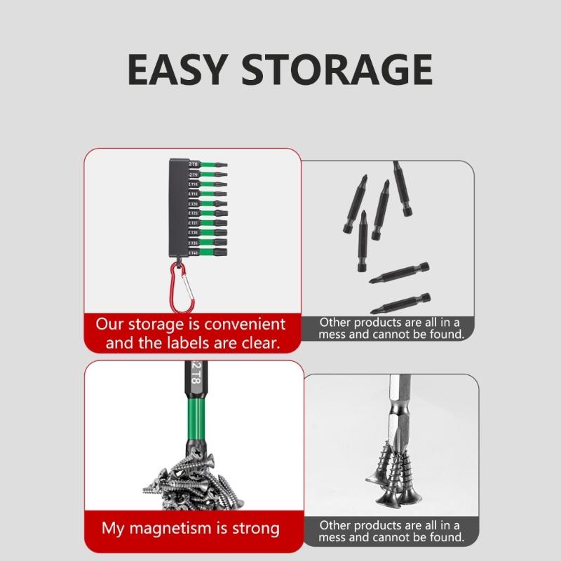 Pack Of 1 High Strength Steel Hex Bit Screwdriver With Strong Magnets For Electric Tool And DIY Projects