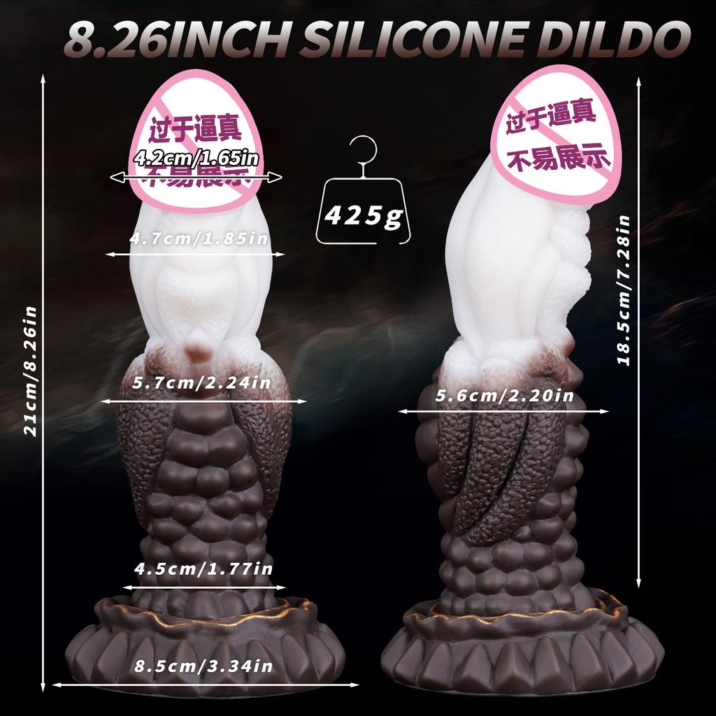 Alien Dildo Liquid Silicone Anal Plug Toy SM Unisex Particle Bead Masturbator