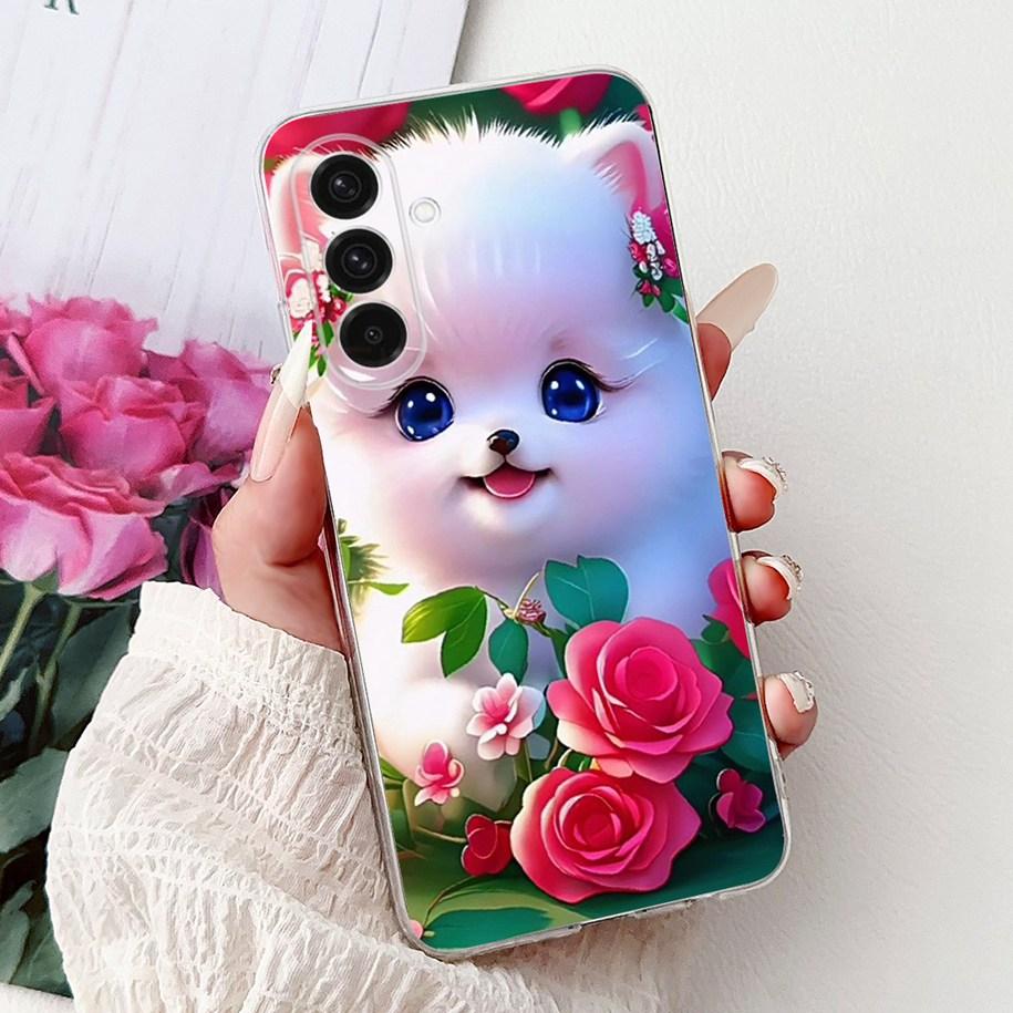For Samsung Galaxy A56 5G Case SM-A566B Cover New Fashion Flower Butterfly Soft Silicone Phone Case For Galaxy A26 A36 5G Fundas