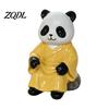 Cadeau Unique pour les Amateurs de Culture du Thé Figurine Panda Jouant au Go, Résine Robe Zen Objet de Collection de Table Art Ornement de Salon, Statue Mignonne