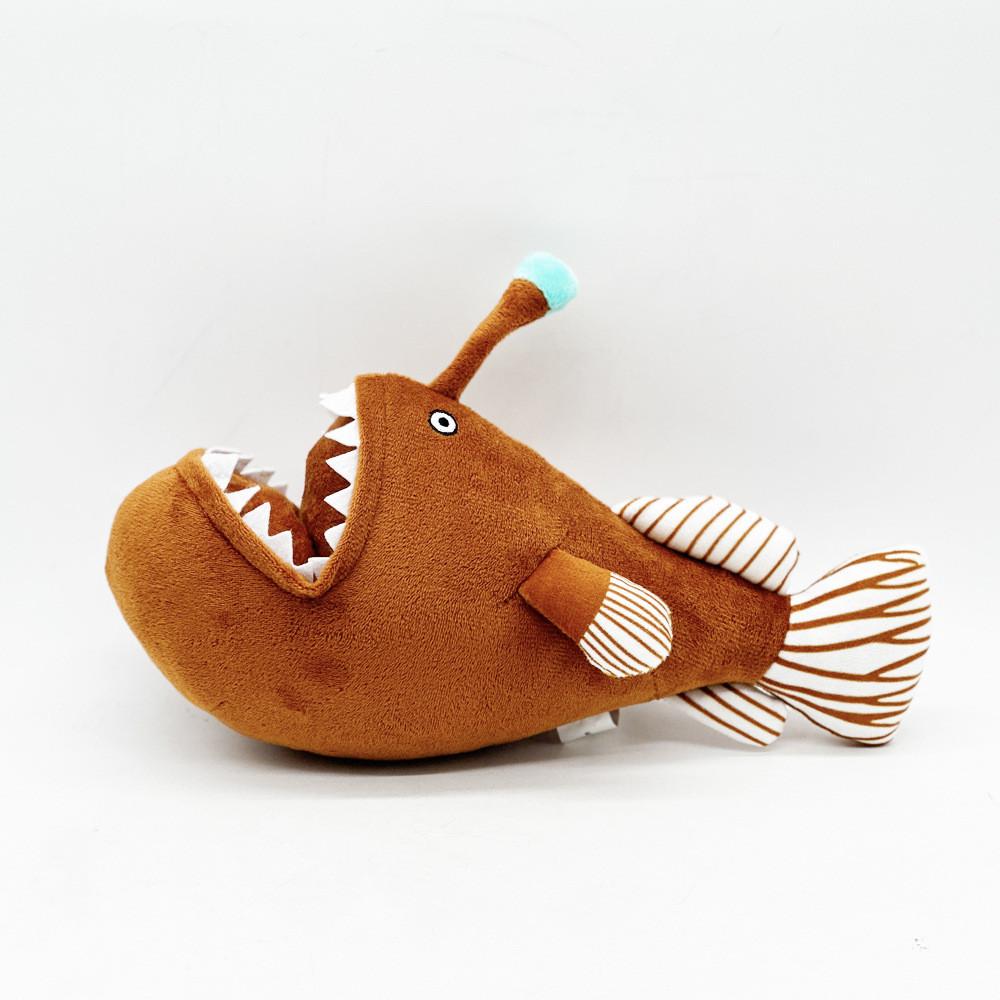 Johnsonii Lantern Melanocetus Fishdevil Fish Plush Toy Doll Accompany Gift