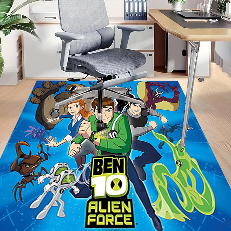 1pc Ben Evolution Artwork Carpet for Playroom Bedroom Living Room Sofa Home Decor,kids Game Area Rug Non-slip Floor Mat Y73011
