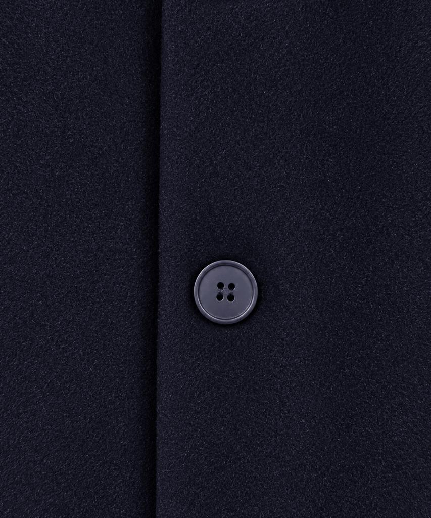 GRAYBLVD Lowell Woolblend Single Long Coat (Navy)