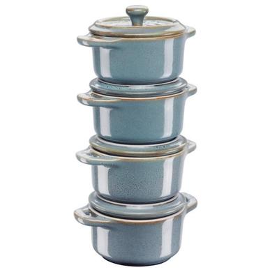 Casserole - ZWILLING - STAUB - Ceramic - Turquoise - 0.2 L - Round