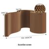 18-Panel Curved Folding Screen Divider – Japanese Style Retractable Wall for Live Broadcasts